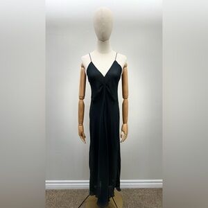 Donna Karan New York 100% Silk Sheer Slip Dress – Size 12 (Made in Hong Kong)